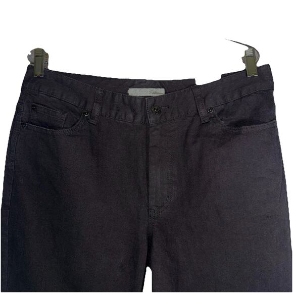 NWT Chicos Platinum Denim The Ultimate Fit Jeans Black 12 2 Short Office Bootcut - Picture 2 of 8